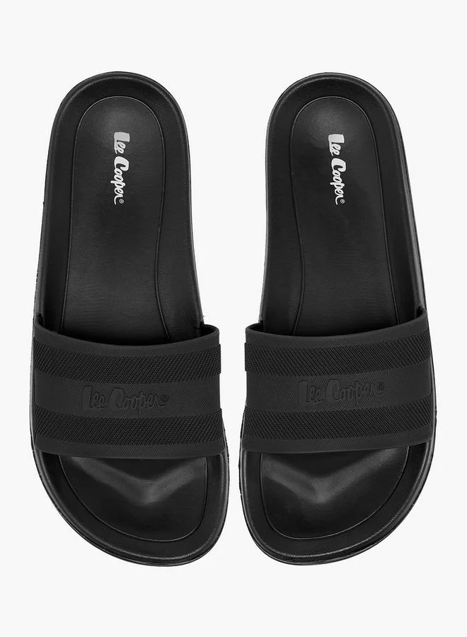 Lee Cooper Men Logo Detail Flip-Flops