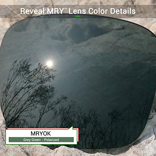 Mryok Polarized Replacement Lenses for Oakley Fast Jacket XL OO9156 - Grey Green - Image 4