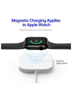 MMG 15 watt 3-in-1 MagSafe Wireless Charger With Charging Stand Compatible With iPhone 15 /14 /13 /12 Series, Apple Watch, Airpods 3 & Airpods pro  - Image 5
