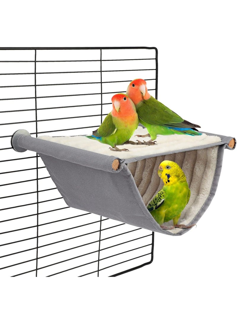 Soofam Bird Nest Bed Hanging Hammock Snuggle Hut Parrot House Tent Toy Bird Cage Perch for Parakeet Budgies Cockatiels Lovebird Cockatoo Finch Hamster Chinchilla Guinea Pig - Image 1
