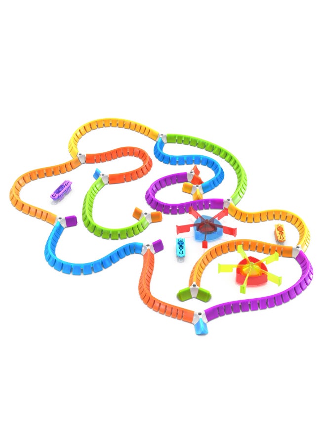 Hex Bug HEXBUG Flash Nano Nano Land - Colorful Sensory Playset for Kids - Mold Your own Playground - Over 40 Pieces and Batteries Included - Multicolor - Image 5