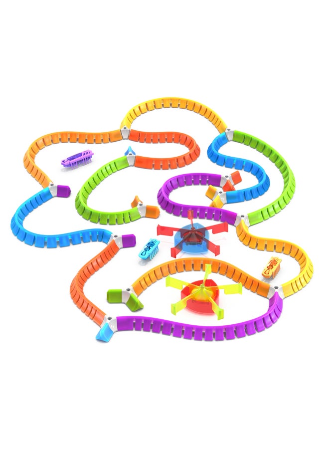 Hex Bug HEXBUG Flash Nano Nano Land - Colorful Sensory Playset for Kids - Mold Your own Playground - Over 40 Pieces and Batteries Included - Multicolor - Image 4