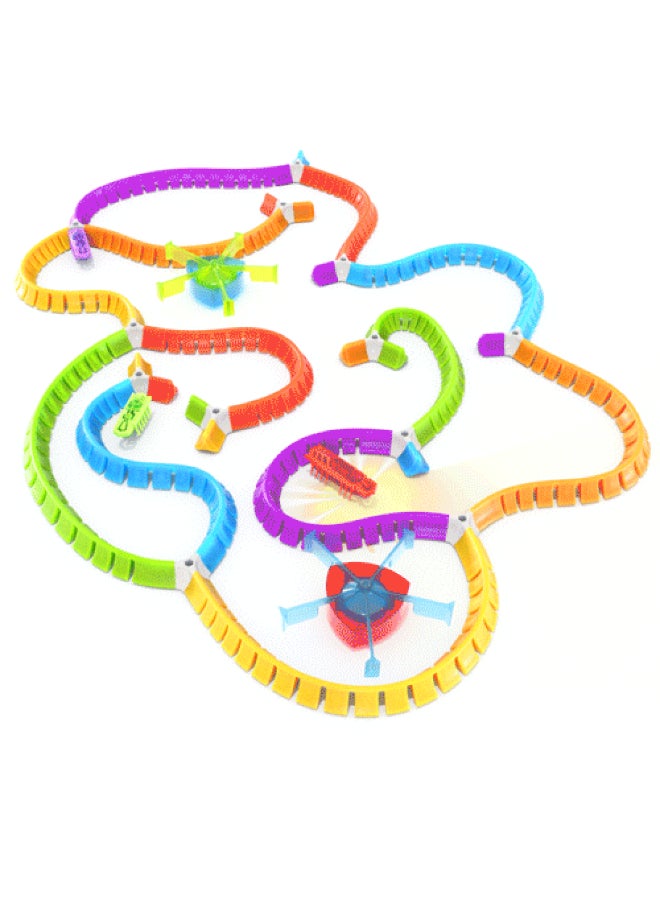 Hex Bug HEXBUG Flash Nano Nano Land - Colorful Sensory Playset for Kids - Mold Your own Playground - Over 40 Pieces and Batteries Included - Multicolor - Image 3