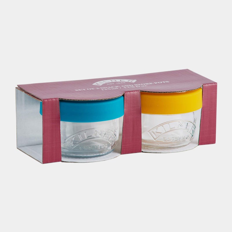 Kilner Est 1842 Premium Snack And Storer For Thinkitchen125 Ml  Set Of 2 - Glass  Transparent - Image 3