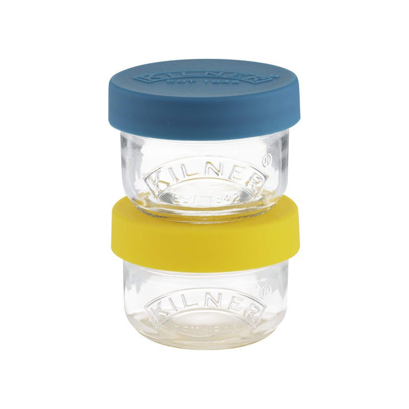 Kilner Est 1842 Premium Snack And Storer For Thinkitchen125 Ml  Set Of 2 - Glass  Transparent - Image 2