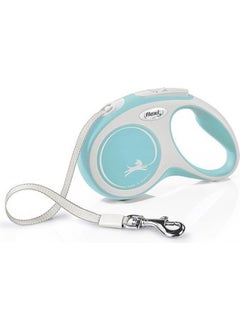 Flexi New Comfort Automatic Light Blue Strip Travel Small 5 Mt 