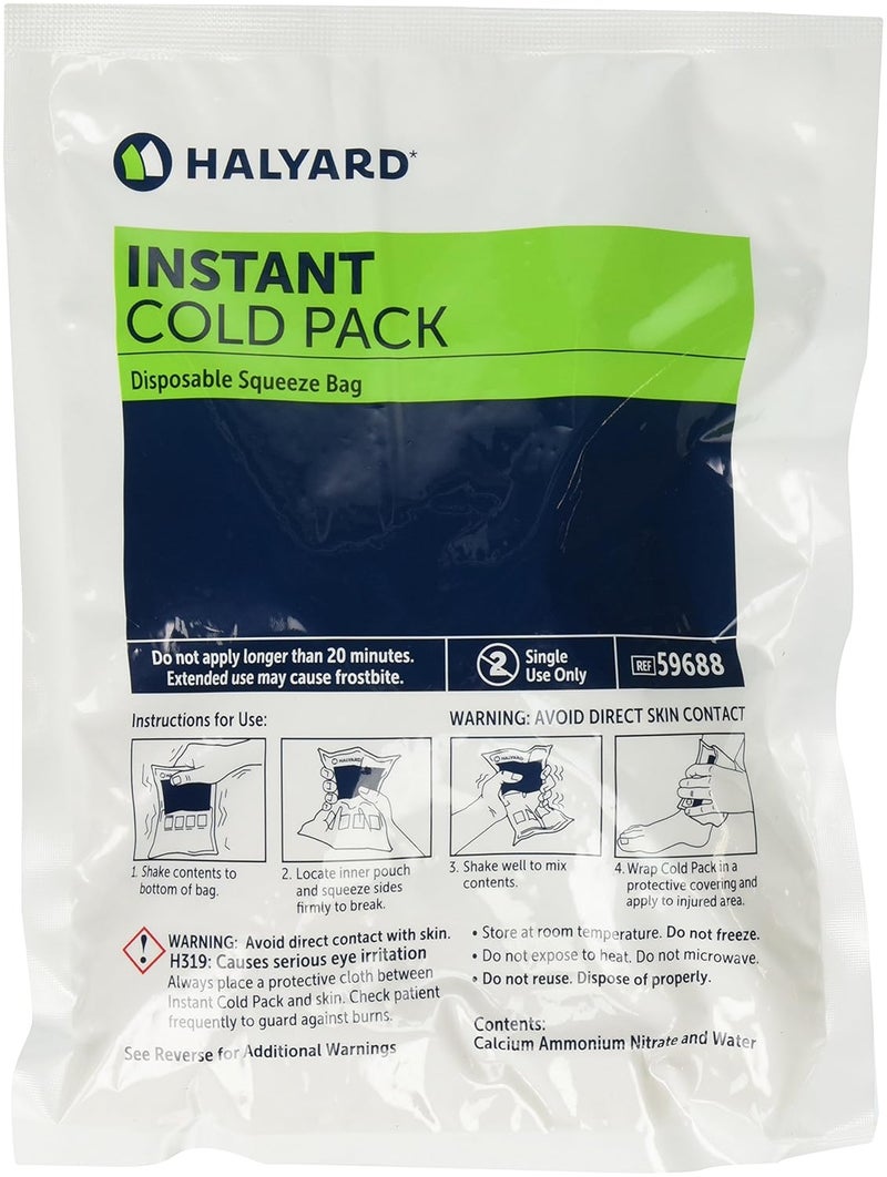 Halyard Health 59688 Health Care Instant Cold Pack Large Size Case of 24 - Image 1