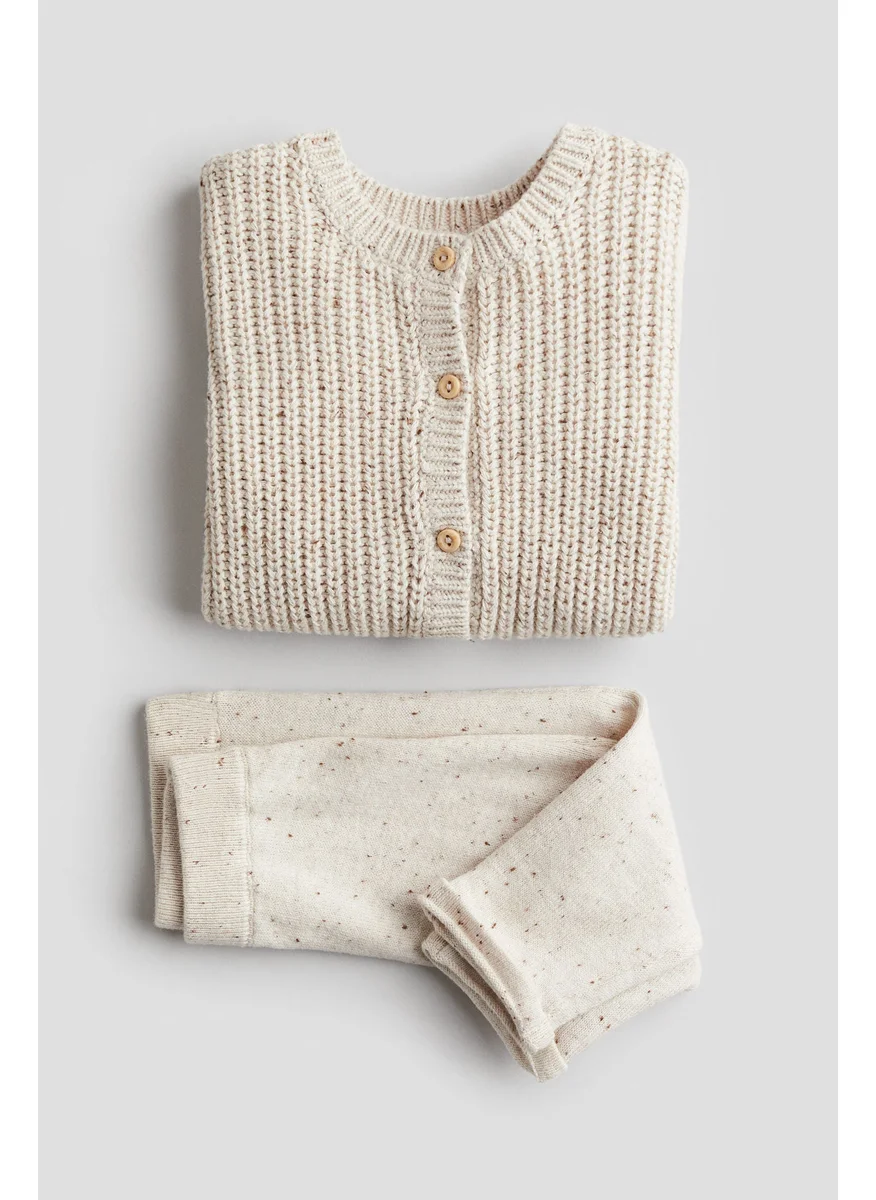 H&M 2-Piece Cotton-Knit Set