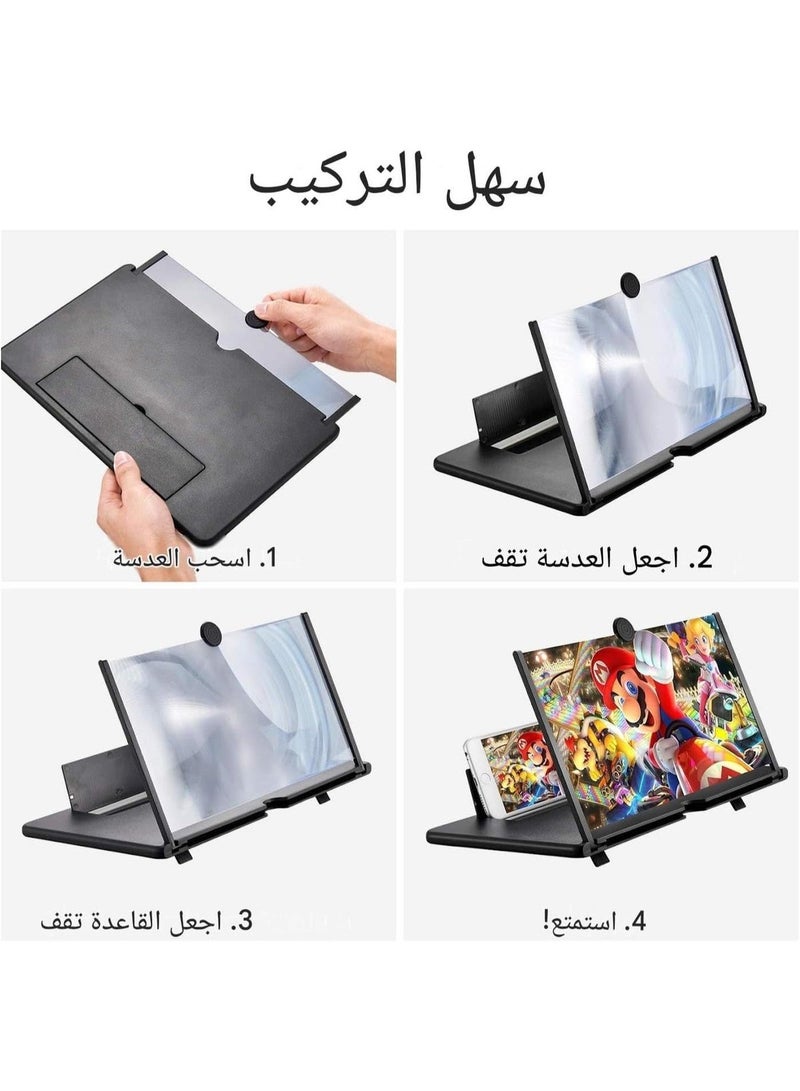 مكبر شاشة السينما، إكسسوار جوال عالي الوضوح سينما مصغرة - Image 2
