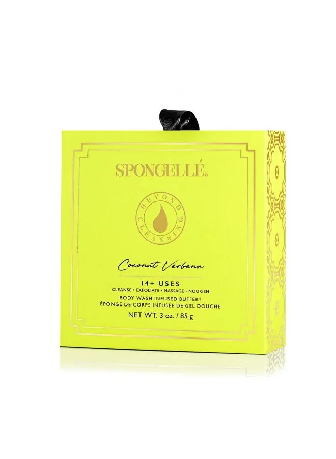 spongelle Daisy Collection Coconut Verbena Body Wash Infused Buffer 85 g (14+Uses)