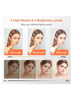 Y&D Selfie Light, Video Conference Lighting Kit, Full-Screen Rechargeable Clip on Ring Light with 3 Modes for Phone, Laptop, 10X Brighter Soft Phone Selfies, Live Streaming, Webcam  - Image 2