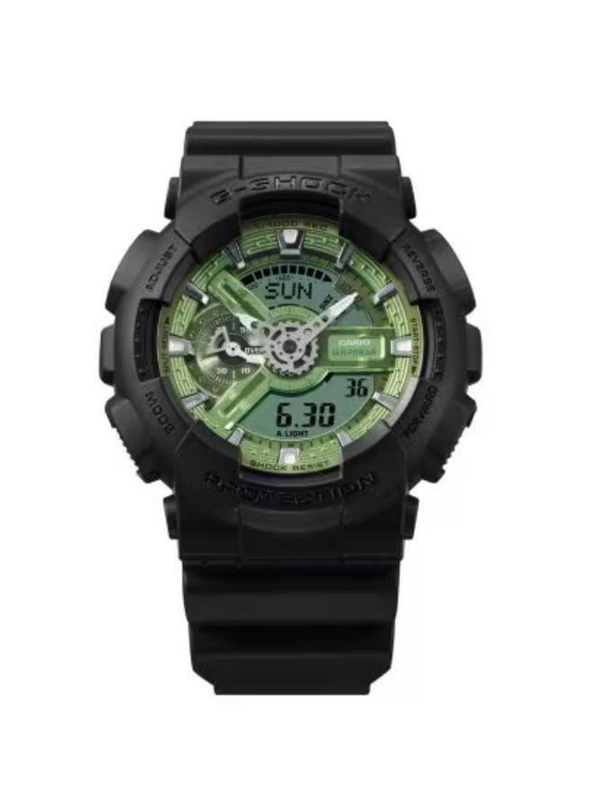 CASIO G_Shock Silicone Analog+Digital Wrist Watch GA-110CD-1A3DR - Image 2