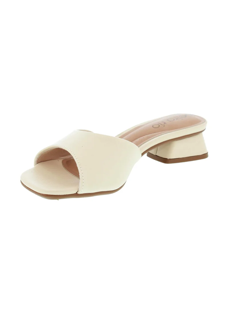Beira Rio  Beira Rio Ladies Low Heel Sandals Beige | Made In Brazil for Women | Best Price UAE