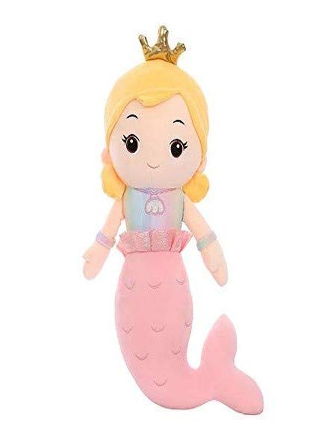 Tickles Mermaid Soft Doll Stuffed Plush Animal Toy for Kids Girls Birthday Gifts (Color: Pink Size: 60 cm) - Image 1