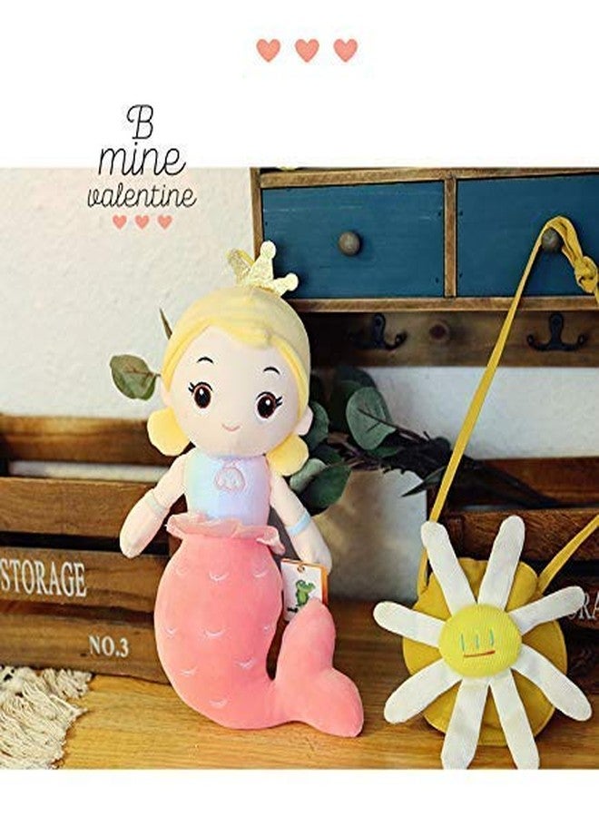 Tickles Mermaid Soft Doll Stuffed Plush Animal Toy for Kids Girls Birthday Gifts (Color: Pink Size: 60 cm) - Image 2