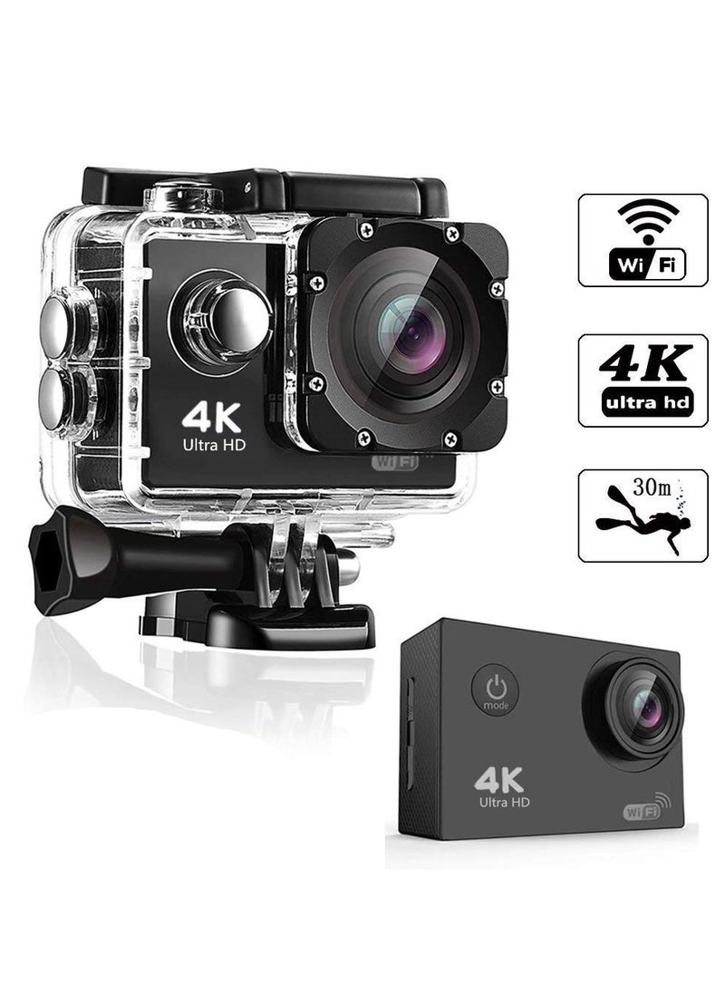 General Sports Camera: GoPro - Wireless WiFi, New Mini Smart High-Definition Outdoor Sports Waterproof Camera - 4K Sports DV  - Image 2
