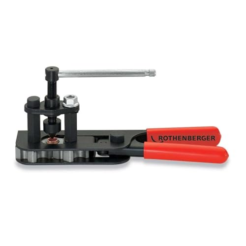 Rothenberger Compact Flaring Tool, Precise & Durable - Steel Construction, 45° Flares for Soft Copper & Aluminum Tubing - 1/8" to 3/4" Capacity - 26033 - Image 1