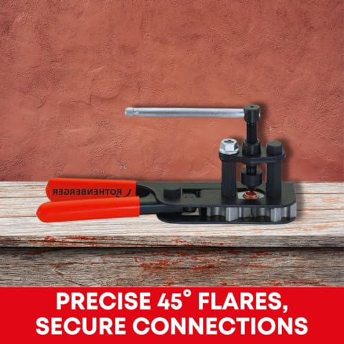 Rothenberger Compact Flaring Tool, Precise & Durable - Steel Construction, 45° Flares for Soft Copper & Aluminum Tubing - 1/8" to 3/4" Capacity - 26033 - Image 5