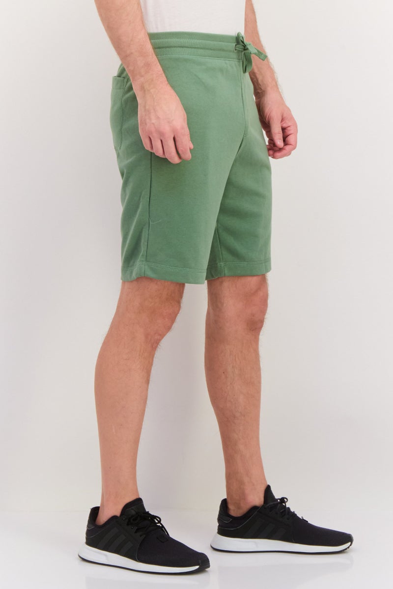 GAP Men Brand Logo Basic Shorts, Cactus Green - Image 4