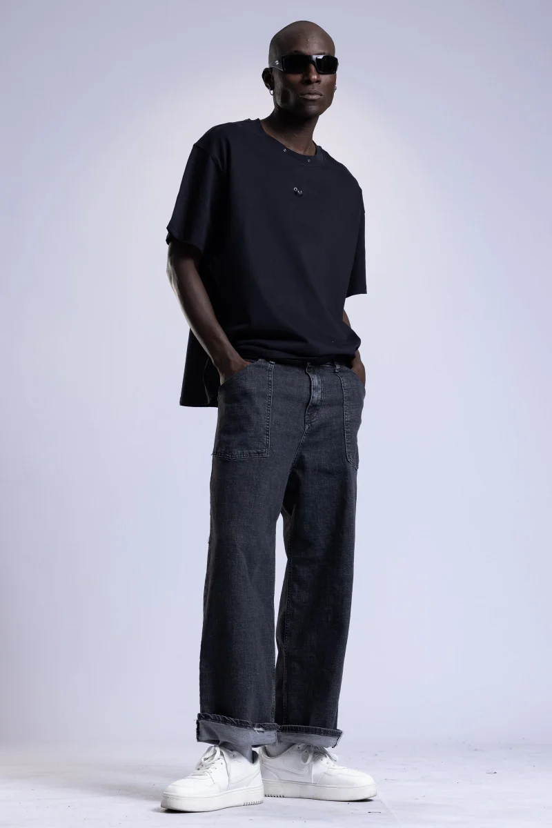 Catch Oversize T-shirt with Accessory Details