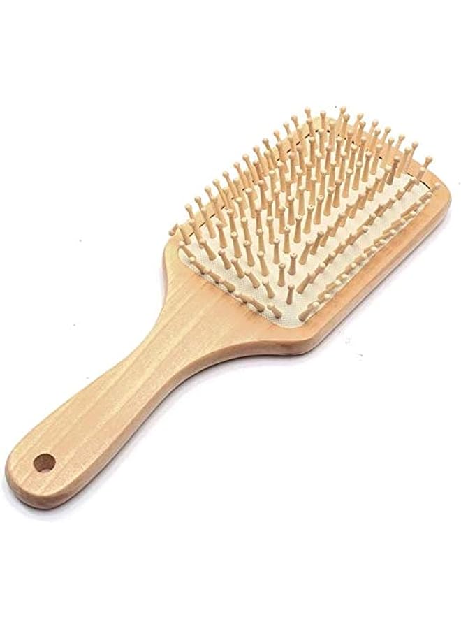 Zaboon Wooden Hair Vent Paddle Brush Hair Keratin Care Spa Massage Antistatic Comb Styling Brushes Tools - Image 1