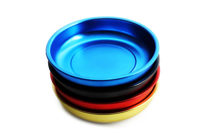 eHomeA2Z Magnetic Bowl 4 1/4" Inch, Ideal At Garage, Home, Construction For Wrenches, Bolts, Nuts, Small Parts (4 Pack 4 1/4" Magnetic Trays) - Image 2