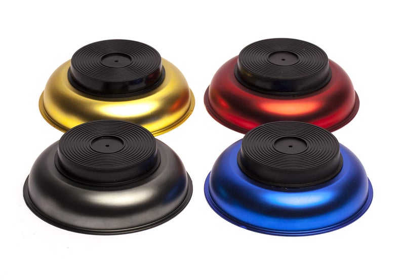 eHomeA2Z Magnetic Bowl 4 1/4" Inch, Ideal At Garage, Home, Construction For Wrenches, Bolts, Nuts, Small Parts (4 Pack 4 1/4" Magnetic Trays) - Image 4