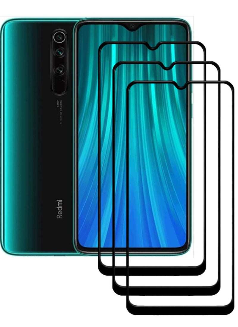 ACLIX 3 Pieces Antistatic ESD Dustproof Premium Quality High Definition Tempered Glass Screen Protector Designed For Xiaomi RedmiNote 8 Pro - Image 1