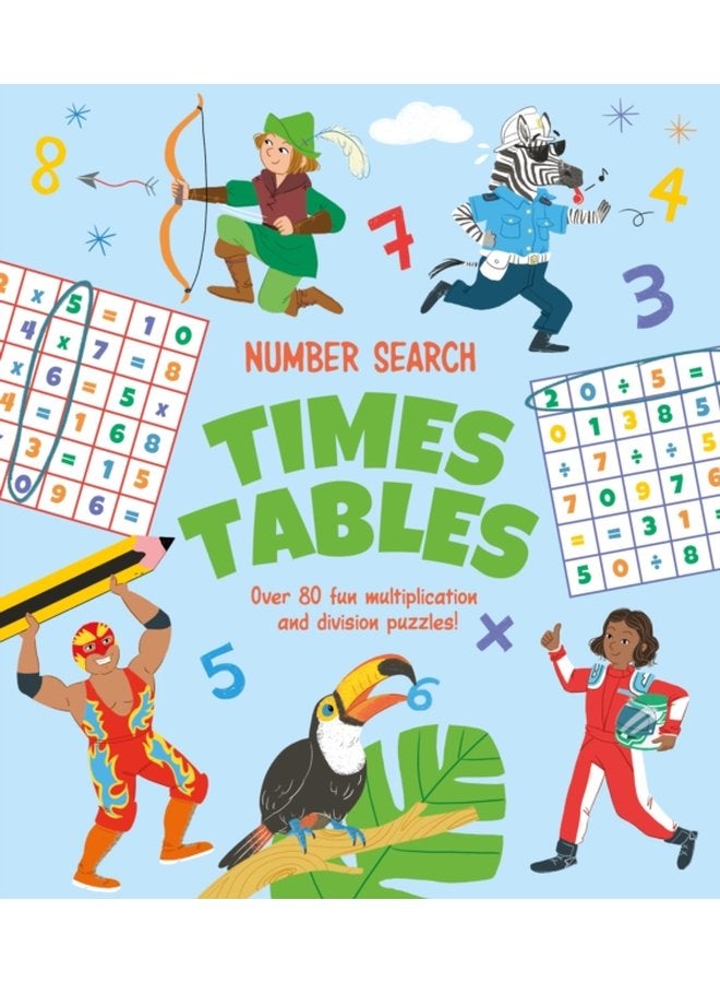Number Search Times Tables Over 80 Fun Multiplication and Division Puzzles - Paperback