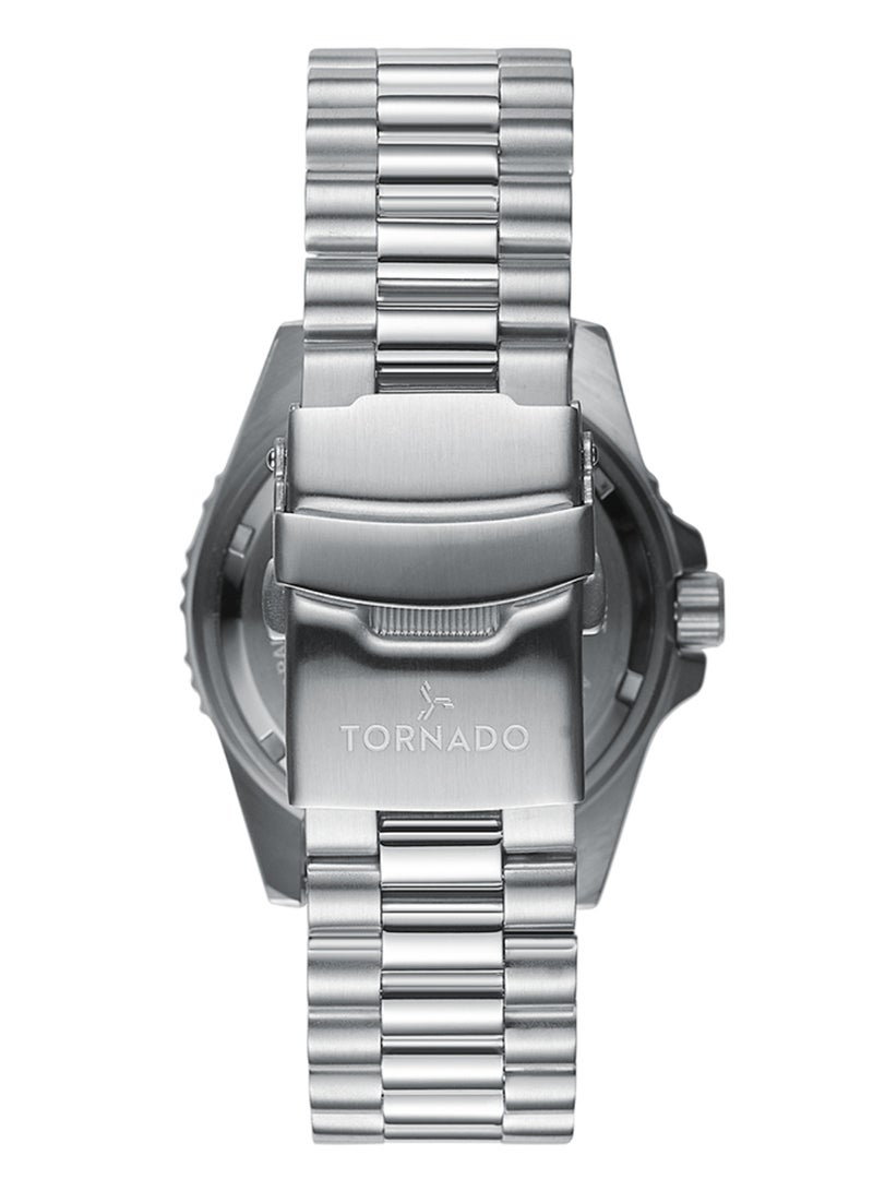 TORNADO Lumina Men's Black Dial Analog Wrist Watch - T22001-SBSB - Image 3