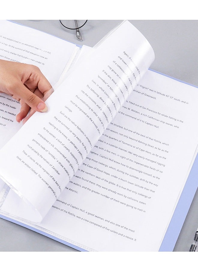 WooFree 2 Pcs 40 Pockets Display Book A4 Size Assorted - Image 3