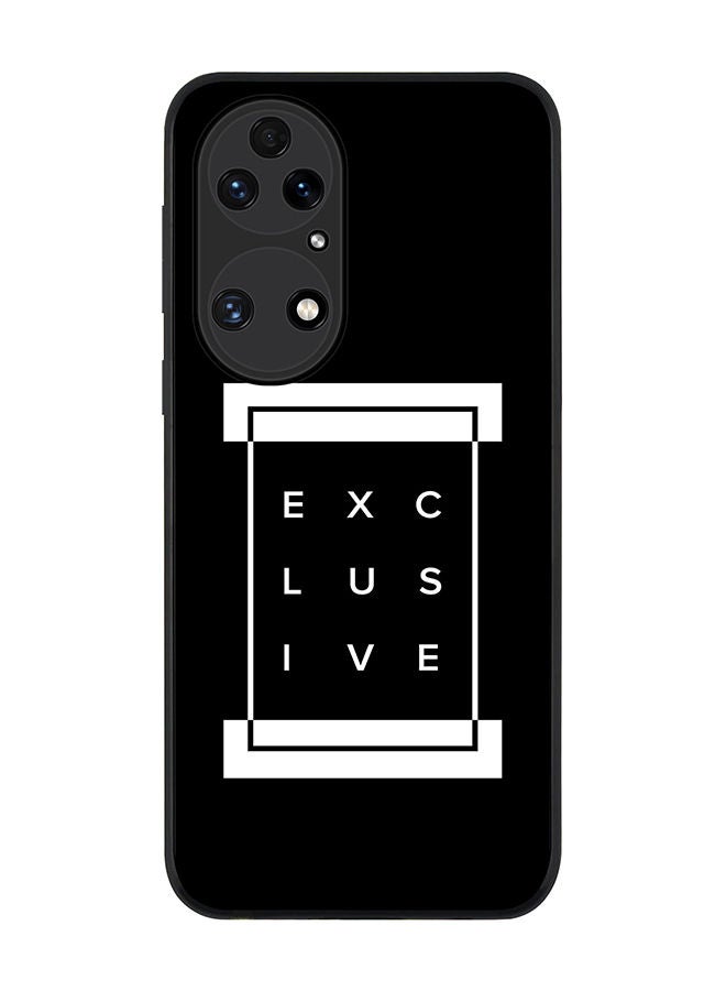 Stylizedd Rugged Black edge case for Huawei P50 Slim fit Soft Case Flexible Rubber Edges Anti Drop TPU Gel Thin Cover - Exclusive - Image 1