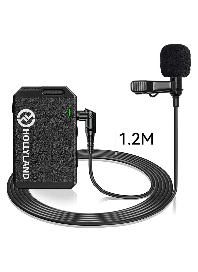 هولي لاند Hollyland Omnidirectional Lavalier Microphone for Lark Max Microphone System-Black,(1 Pack)  - Image 4
