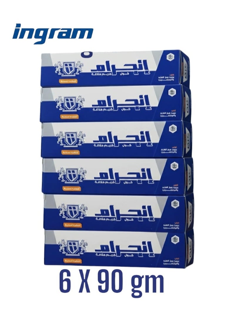 Ingram Shaving cream 90 gm x 6 Pieces - Image 2
