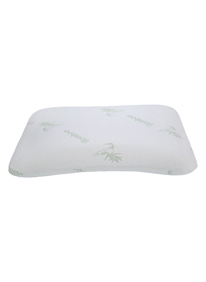 AL SANIDI Medical pillow with memory foam filling, Anti-Bacterial Neck and Shoulder Support Pillow, White, Size 45*70 Cm  - Image 4