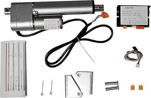 DOCYKE Digital Linear Servo Actuators Long Stroke 100150200 mm Signal for DIY Robot Remote Control and Arduino PCBfor Fan Blades Cabinets Home Automation 200MM - Image 1