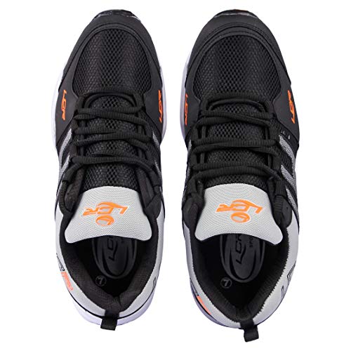 LANCER Mens INDUS-215 Black/Orange Running Shoe - 7 UK (INDUS-215BLK-ORG-41) - Image 4