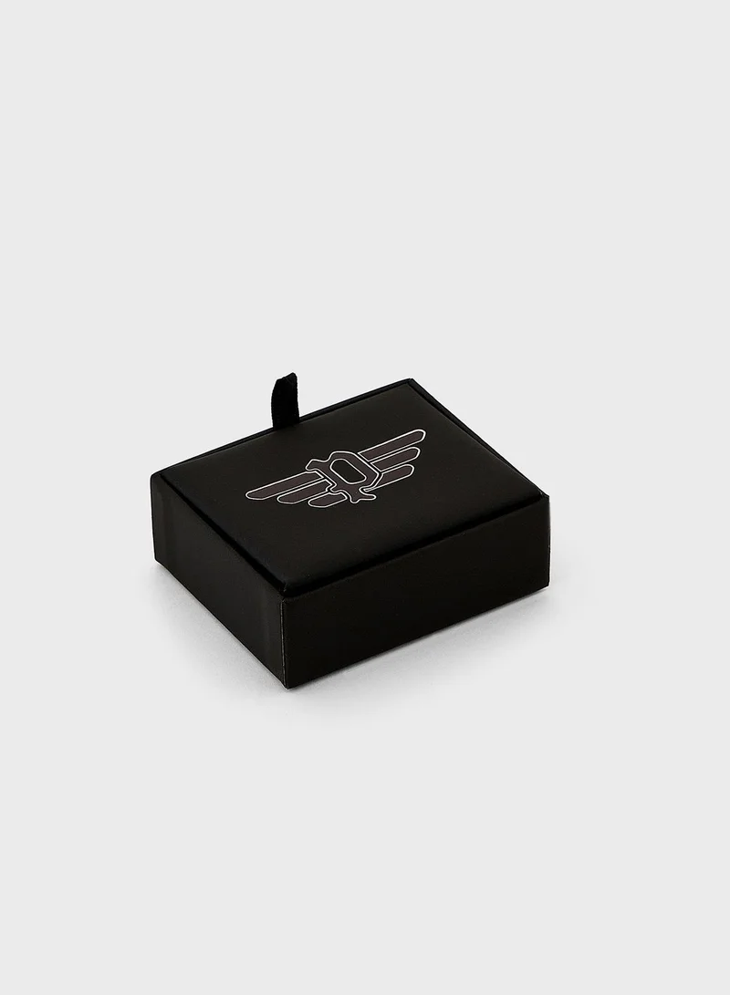 POLICE  CABLE BLKONYX INLAY CUFFLINKS for Men | Best Price UAE