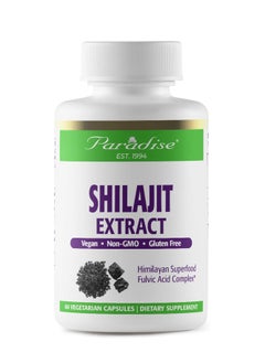Paradise Herbs Shilajit 60 Vegetarian Capsules  - Image 1