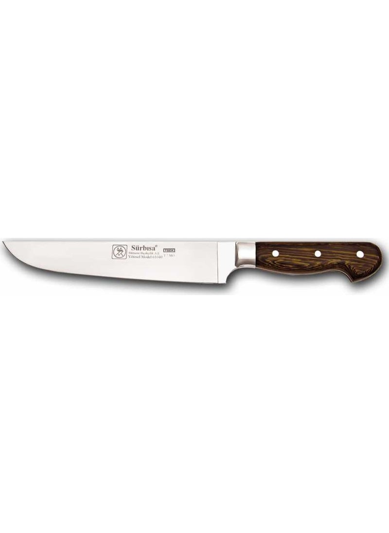 Sürbisa Sürbısa 61040-Y.M Local Kitchen Knife Wooden Handle 21 Cm (Pin) 