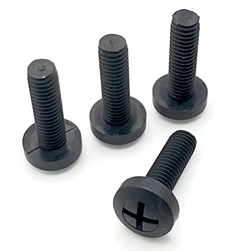 ReplacementScrews براغي استبدال M6 من النايلون لتركيب لوحة الترخيص - متوافقة مع العديد من السيارات المستوردة (تويوتا، لكزس، هوندا، كيا، إلخ) - مقاس 20 مم طول (3/4") براغي بلاستيكية سوداء - لا مزيد من البراغي العالقة (عبوة من 4) - Image 5