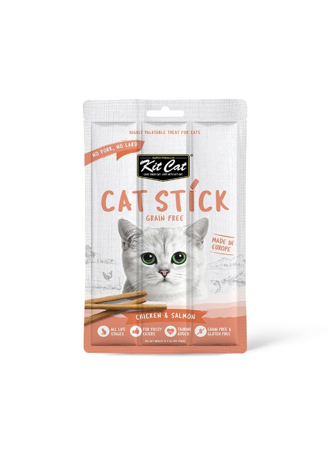 Kit Cat Grain Free Cat Stick Chicken and Wild Berries Cat Treats - 15 g