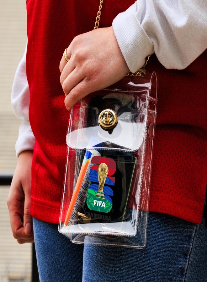 HONAV FIFA 2026 Stadium Clear Carry All Bag - Stadium Approved, Fashionable Bag To Carry Wallet Phone - Lightweight 12″ × 12″ × 6″ - Image 3