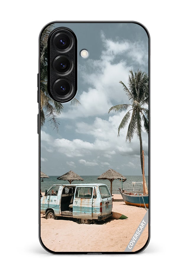 VR CREATIVE Protective Case Cover For Samsung Galaxy S25 Moody Summer Day Design Multicolour