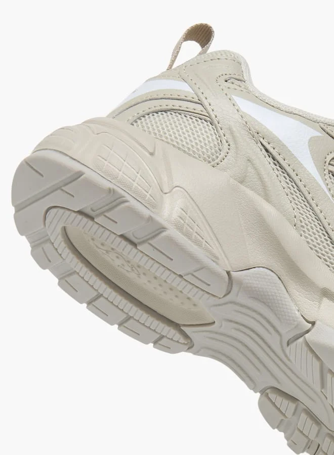 كانغاروس Girls Logo Detail Sports Shoes With Hook And Loop Closure