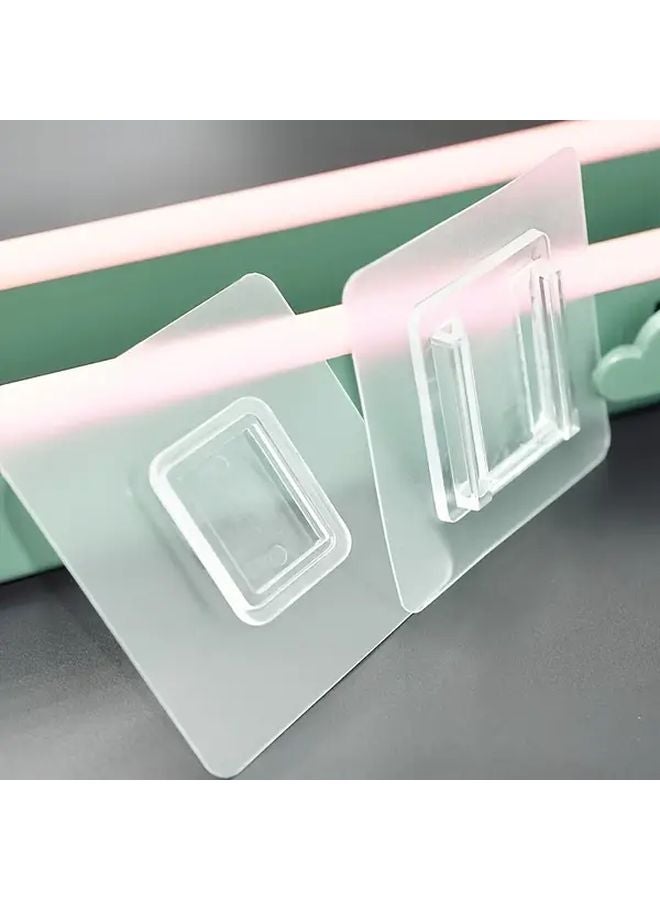 4 Pieces Old Fashioned Detachable Adhesive Hooks No Drill Multi Purpose Utility - Image 3