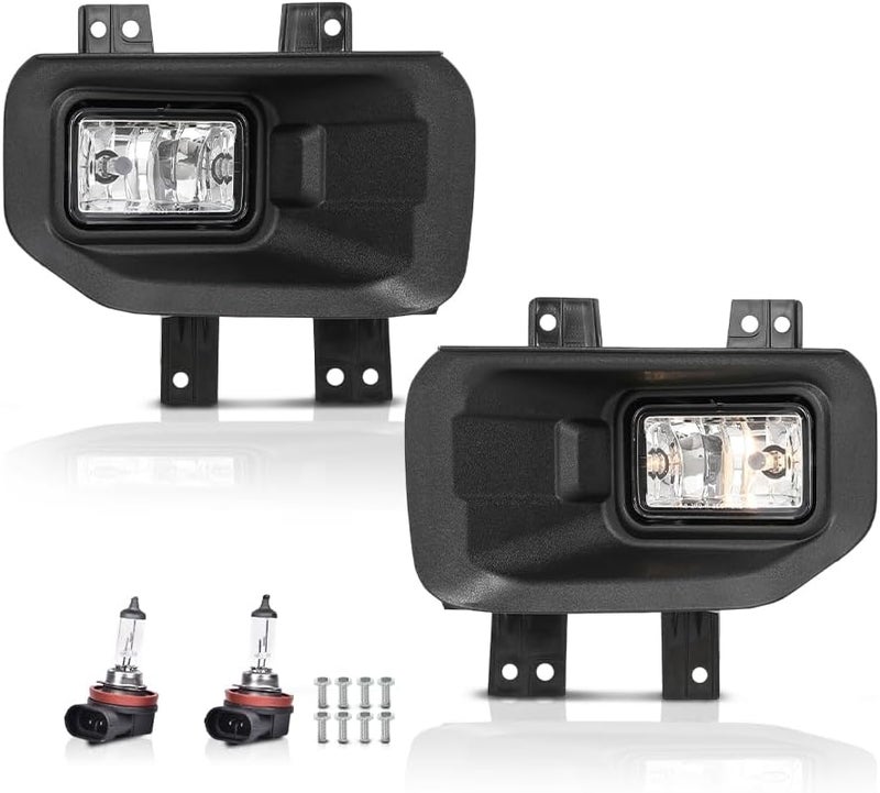 PIT66 Front Bumper Fog Lights for 2015-2017 Ford F150 - Clear Lens Driving Lamps - Image 1