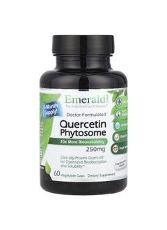 Emerald Laboratories Emerald Laboratories, Quercetin Phytosome, 250 mg, 60 Vegetable Caps  - Image 1