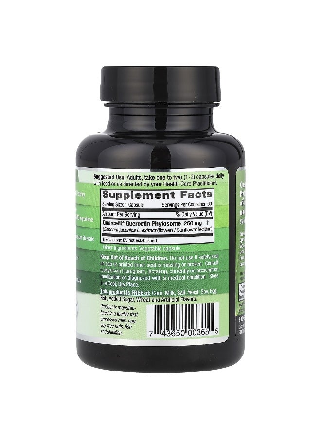 Emerald Laboratories Emerald Laboratories, Quercetin Phytosome, 250 mg, 60 Vegetable Caps  - Image 2