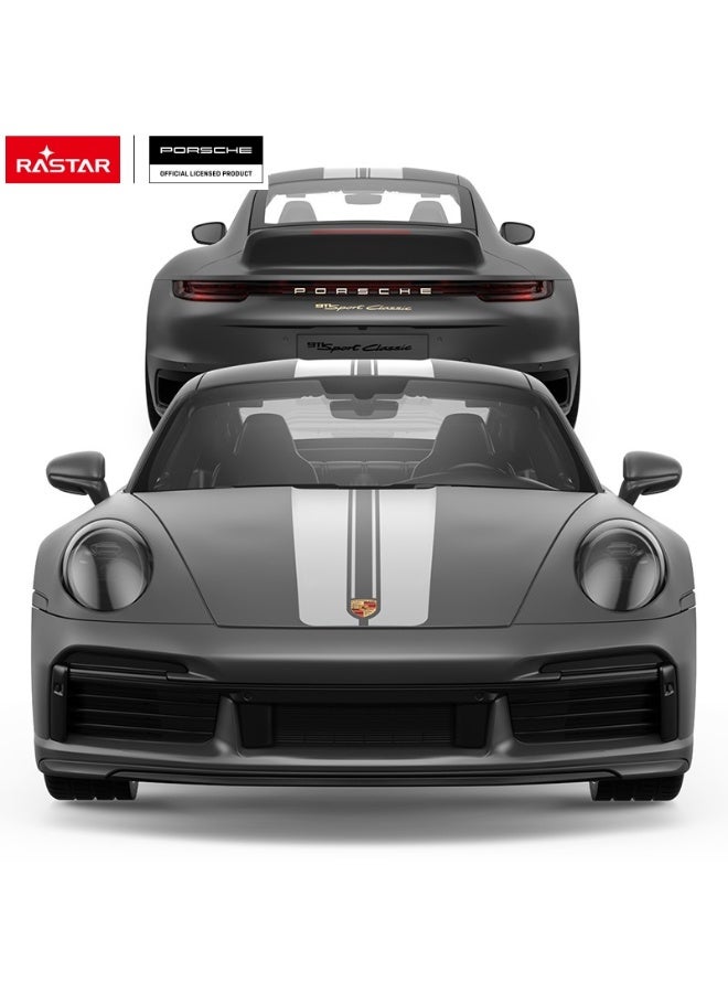 Rastar 1:16 Scale Porsche 911 Sport Classic Remote Control Car, Officially Licensed Porsche RC Toy Car for Kids - Image 2
